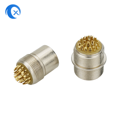 Nueva aleación 22pin Jack Connector micro circular de vaivén del cinc del metal de la llegada