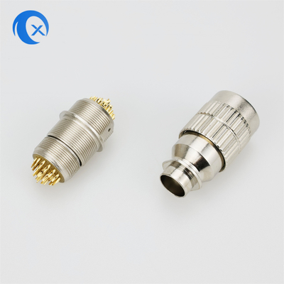 Nueva aleación 22pin Jack Connector micro circular de vaivén del cinc del metal de la llegada