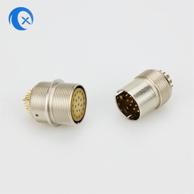 Nueva aleación 22pin Jack Connector micro circular de vaivén del cinc del metal de la llegada