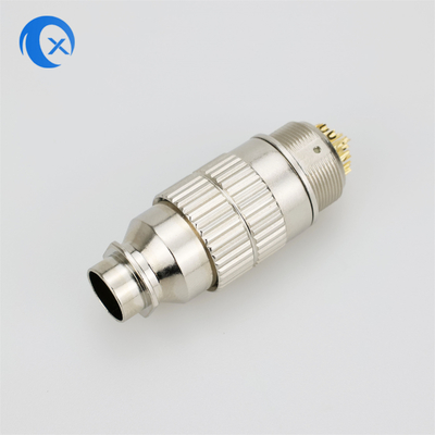 Nueva aleación 22pin Jack Connector micro circular de vaivén del cinc del metal de la llegada