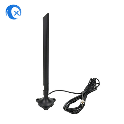 2.4G 5 DBi 5g 5.8g Wifi Omnidireccional Magnet Mount Antenna con conector SMA para tarjeta de red