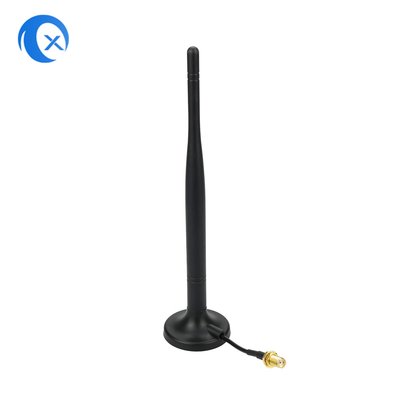 2.4G 5.8g Dual-Band 7 DBi WiFi Extender Antenna de montaje magnético con conector femenino SMA
