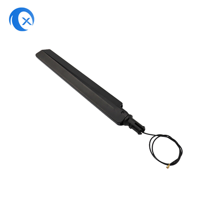 2.4G/5.8g Alta ganancia Antena de doble frecuencia omnidireccional Antenna WiFi con plomo volante U. FL Conector Ipex para routers