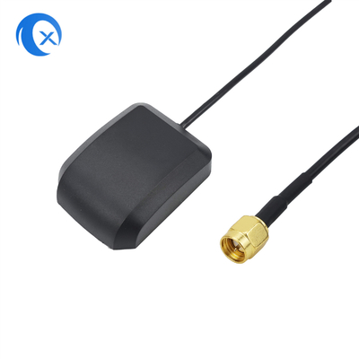 1575.42MHz 27dBi Antenna GPS con dos amplificaciones DVD de coche Navegación GPS Antenna activa 3m metros SMA Conector masculino
