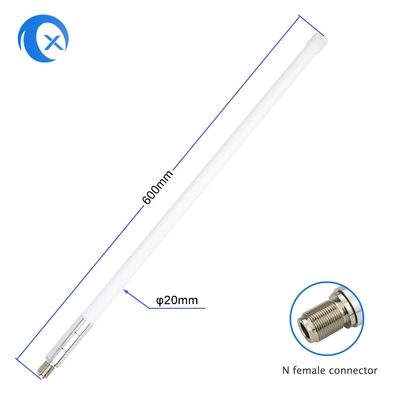 Tipo al aire libre de la antena N de la fibra de vidrio de la prenda impermeable 5.8dBi antena de 915 megaciclos para LoRa Gateway