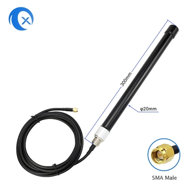 Antena al aire libre direccional de la fibra de vidrio de la estación base de la prenda impermeable 4G de Omni con el conector de LMR195 SMA